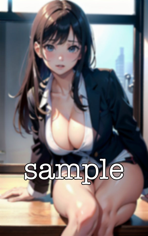 サンプル画像6:通訳と不倫関係に！美人通訳と出張するも痴女すぎる谷間で会議に集中ができないDX(高級美女クラブ) [d_362038]