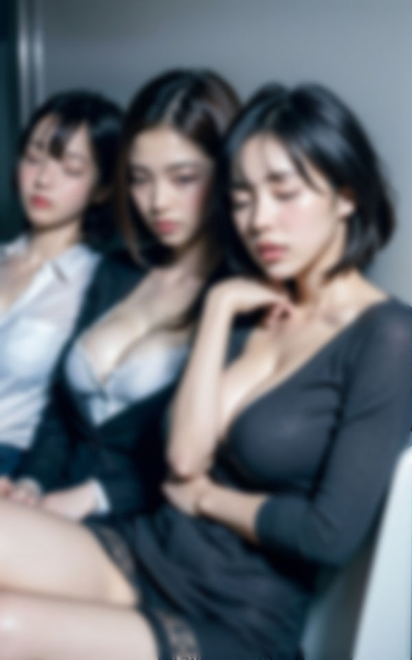 サンプル画像3:眠っているOLさんを車内で脱がしてヤリ放題(AIみすず) [d_362068]