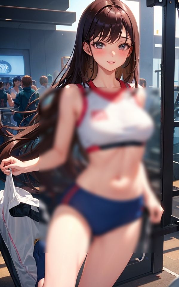 サンプル画像2:いっぱい汗かいちゃったね VOL.1(AI美女工房) [d_362094]