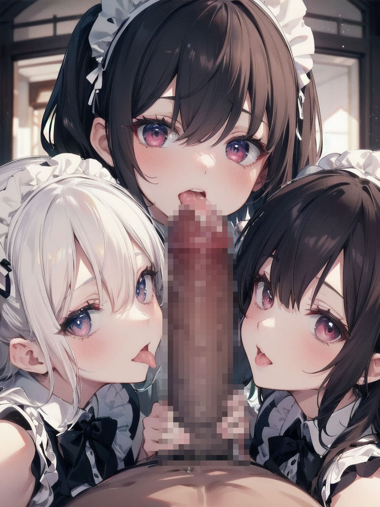 サンプル画像2:巨乳メイドとハーレムエッチ2(Shotgun Bride) [d_362134]