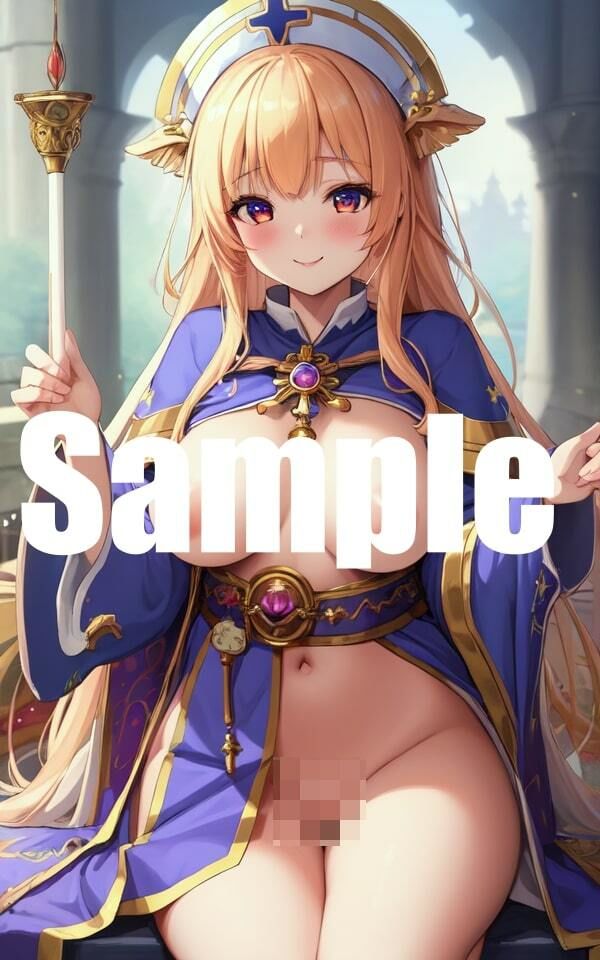 サンプル画像3:妖精の国の巨乳女王様(処女万歳) [d_362311]