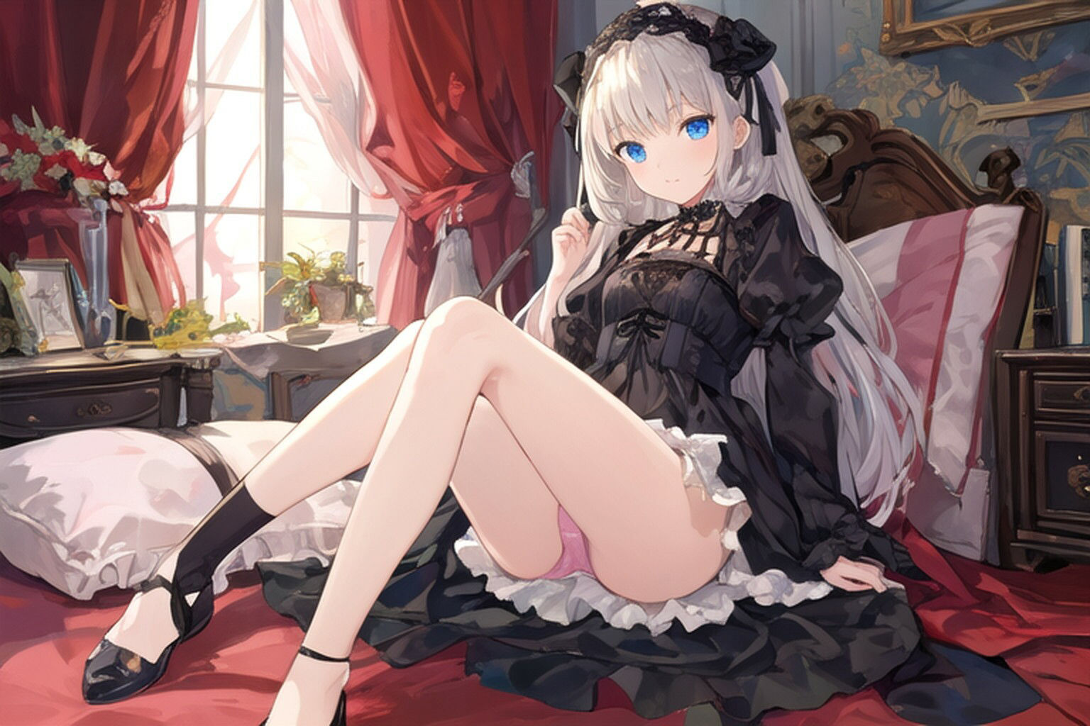 サンプル画像3:ゴスロリとパンツ(むにっとくれでぃ〜) [d_362318]