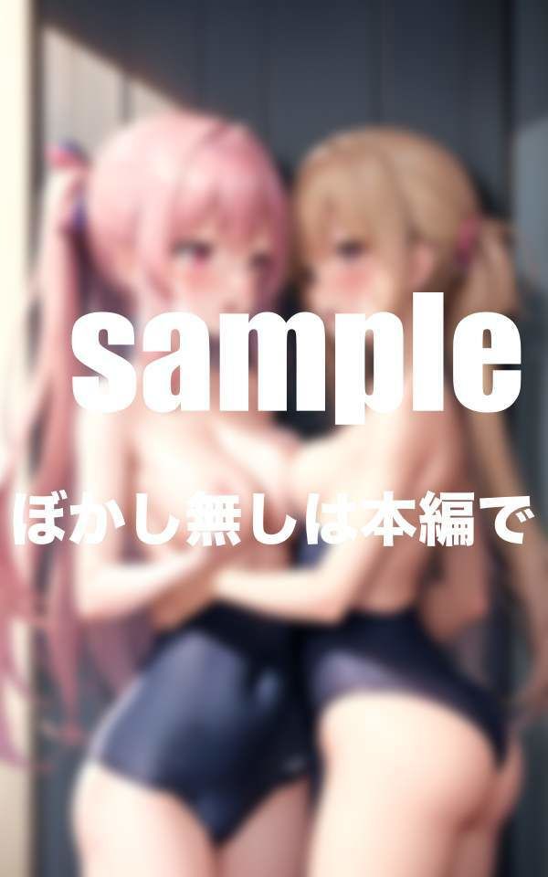 水泳部の秘密 部活中に隠れてこっそり女同士のふたなりHのサンプル画像 6