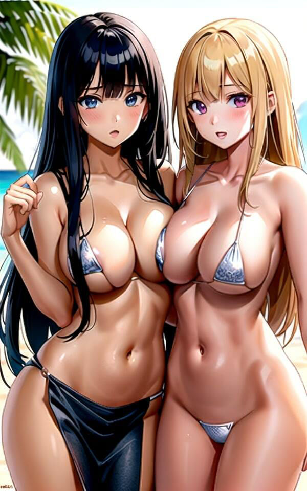 サンプル画像1:ビーチで見つけたえっちな女の子たち9(AIcom) [d_362339]