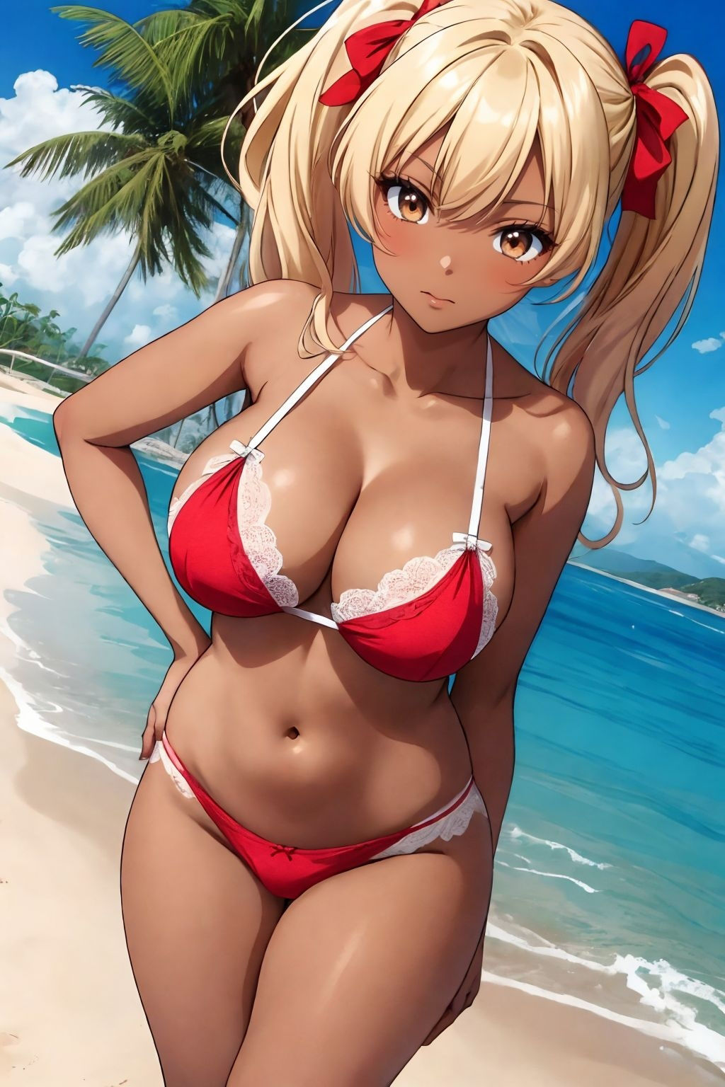 サンプル画像1:ビキニギャルナンパ 青姦中出し Vol.2(ゾゾゾソ) [d_362417]