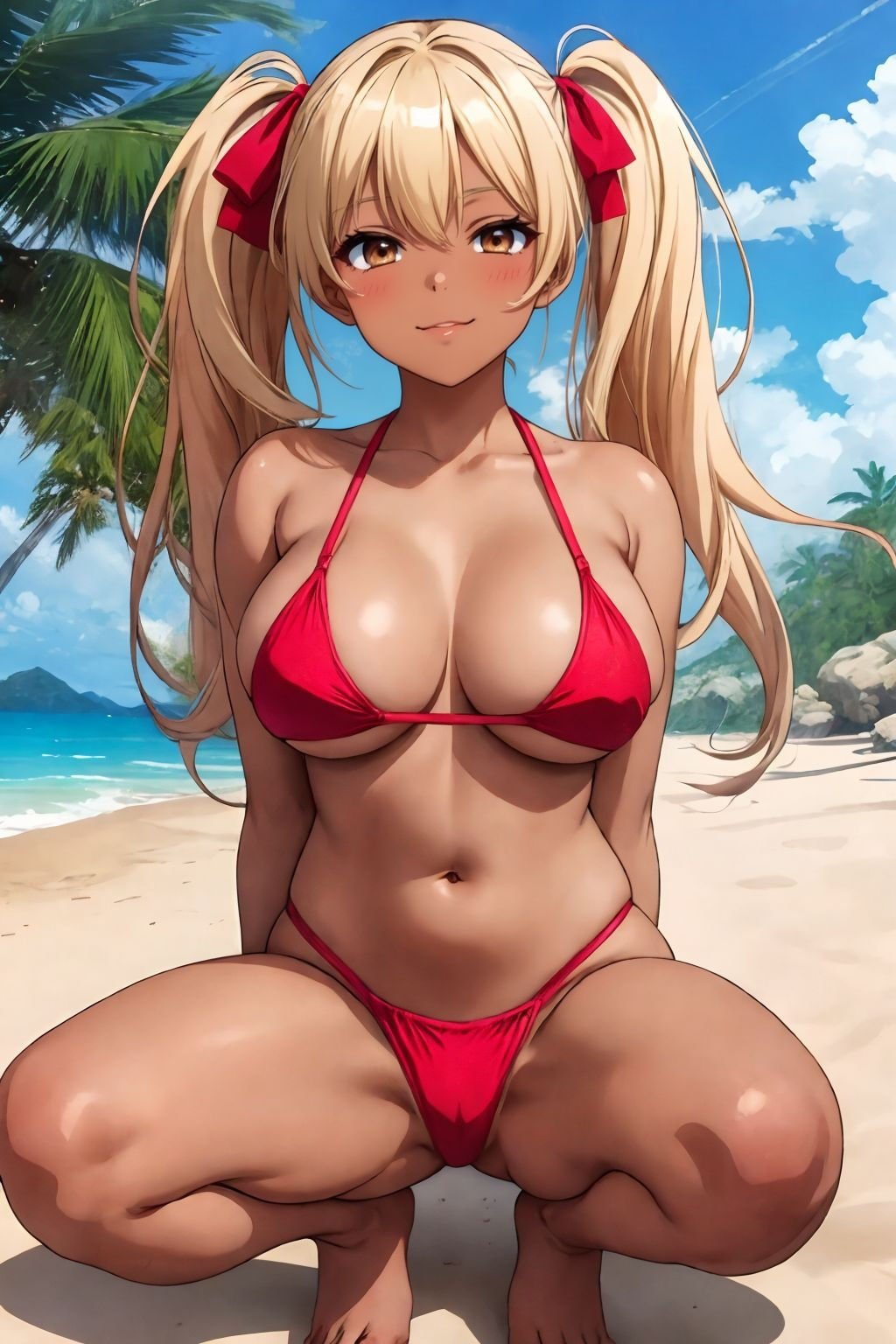 サンプル画像4:ビキニギャルナンパ 青姦中出し Vol.2(ゾゾゾソ) [d_362417]