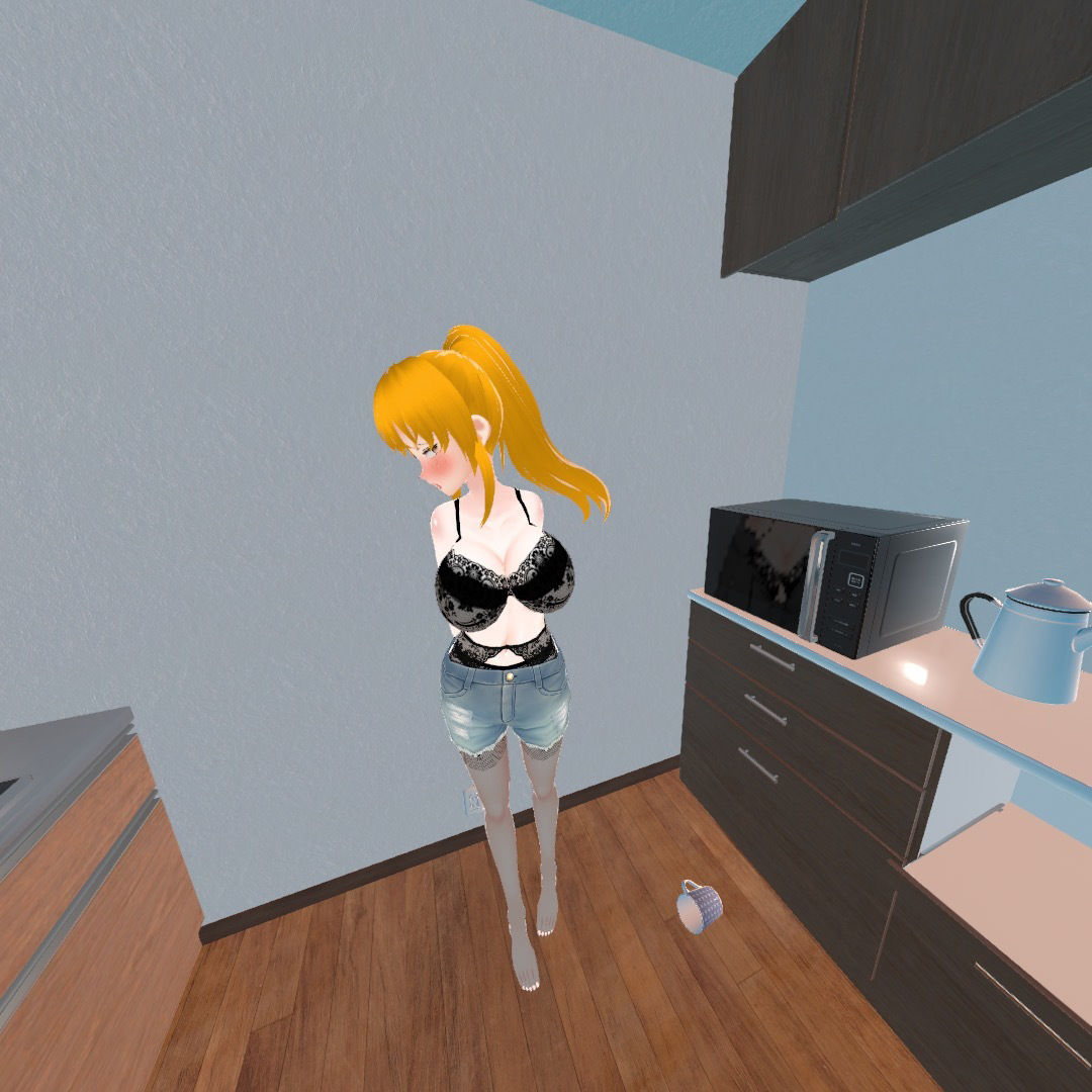 サンプル画像2:【3D写真集】ギャルJ◯がエロ過ぎる※ボイス動画特典付き(いやしの動物娘【AIイラスト】) [d_362435]