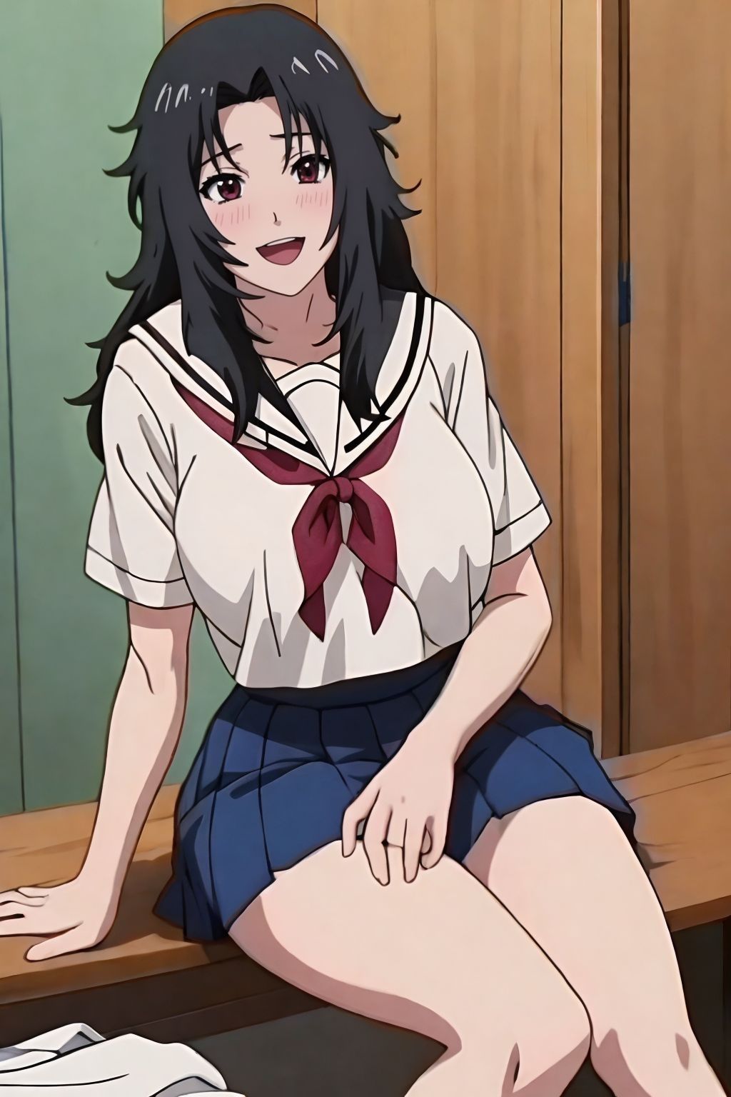 サンプル画像5:制服コスプレヌード撮影に挑戦(ががががちゃ) [d_362549]