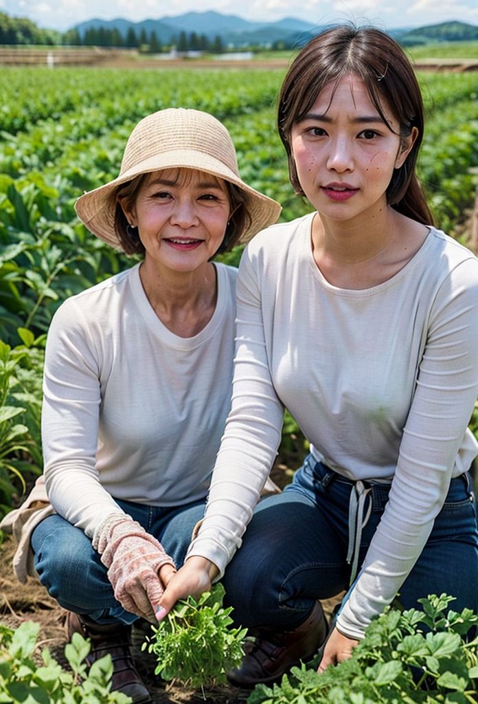 サンプル画像2:コスプレ天国〜農業・農家 編 vol.1(働く女性) [d_362559]