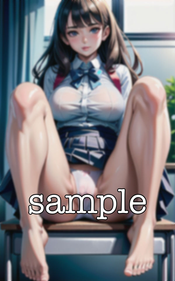 サンプル画像3:JKのまん筋スペシャル！放課後に先生と一緒に脚を開脚してテストの点数をあげてもらう・・(ワンピース企画) [d_362566]