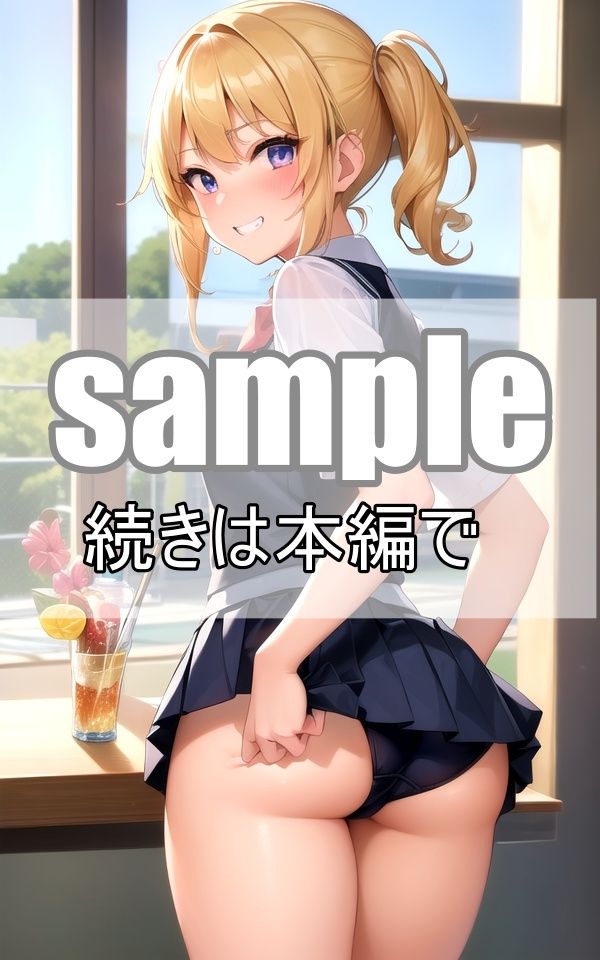 サンプル画像1:ノーパン強●登校が義務付けられたハーレム学園はお尻丸出しが日常茶飯事です！(肉欲のピクセル画廊) [d_362622]