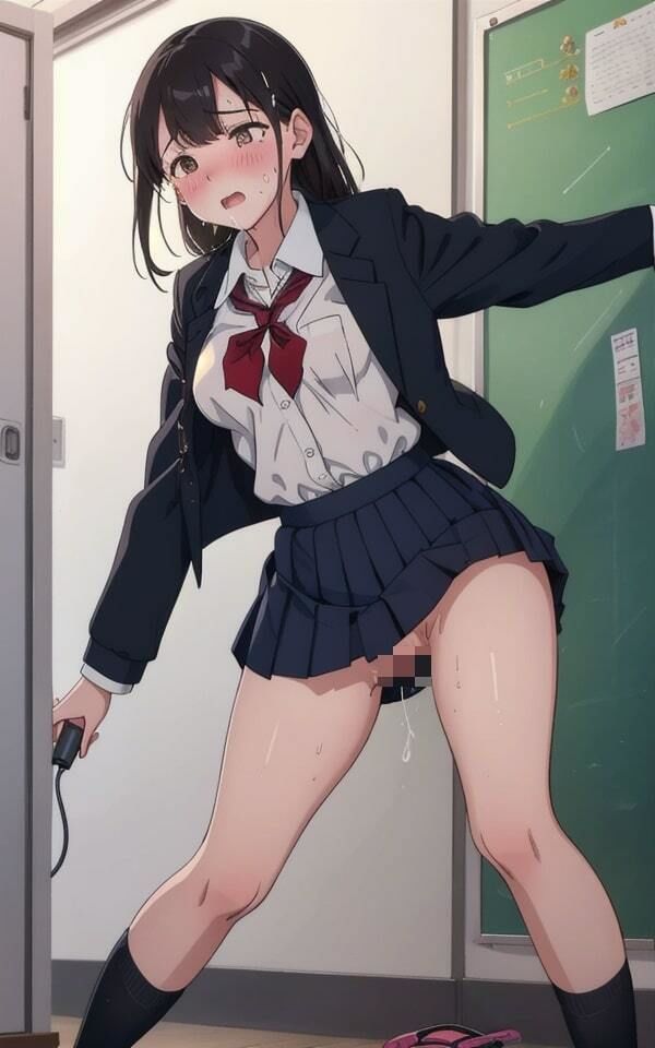 サンプル画像1:制服痴女 貧乳撮影会 43枚収録(美女あに) [d_362696]