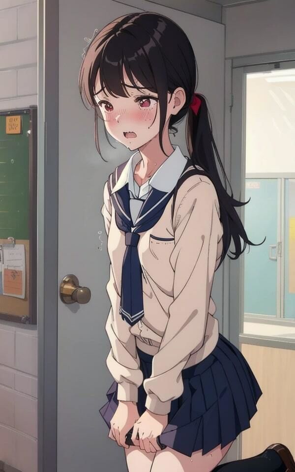 サンプル画像2:我慢できずお漏らし 秘密で〇〇 制服美女 59人収録(あにめくらぶ) [d_362700]