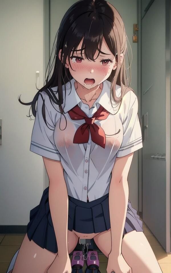 サンプル画像4:我慢できずお漏らし 秘密で〇〇 制服美女 59人収録(あにめくらぶ) [d_362700]