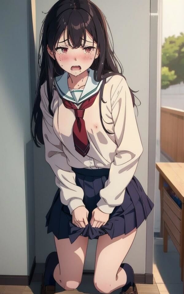 サンプル画像5:我慢できずお漏らし 秘密で〇〇 制服美女 59人収録(あにめくらぶ) [d_362700]