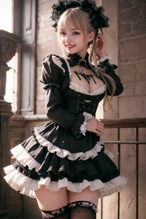 サンプル画像2:ゴスロリ美女2(フェチ探求所) [d_362756]