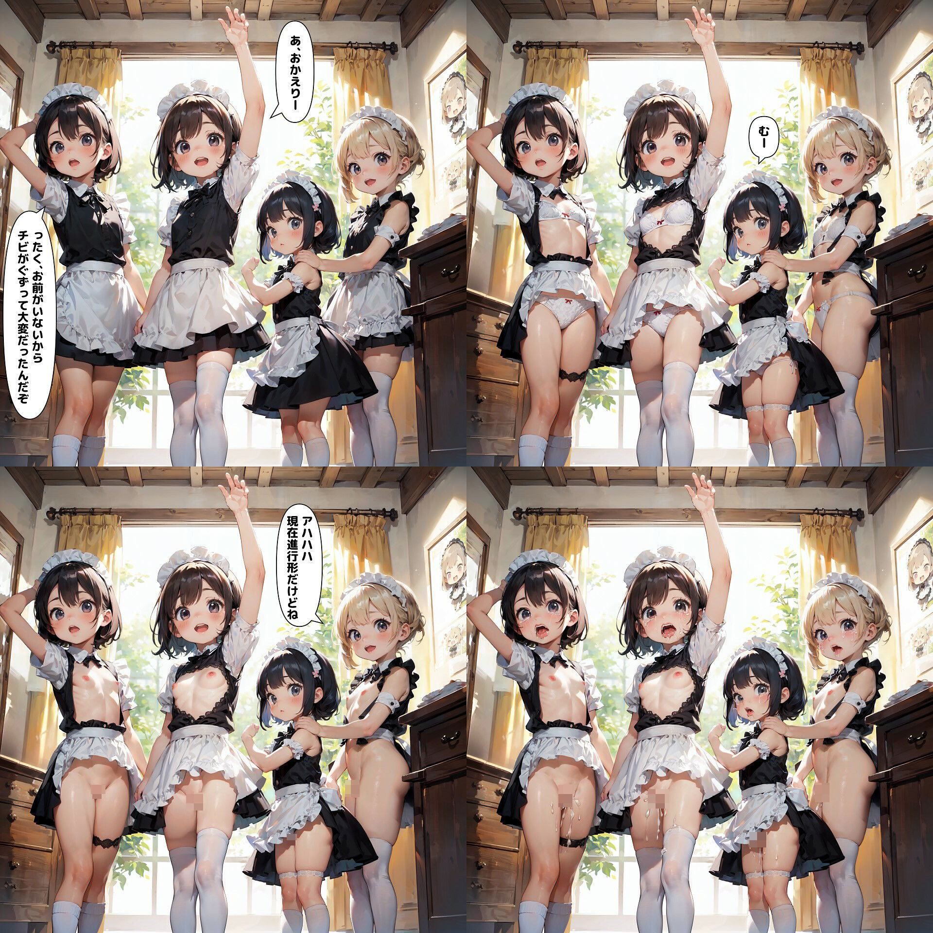 サンプル画像3:メイドさんが可愛いだけ下着裸絶頂差分(ぽーたる) [d_362966]