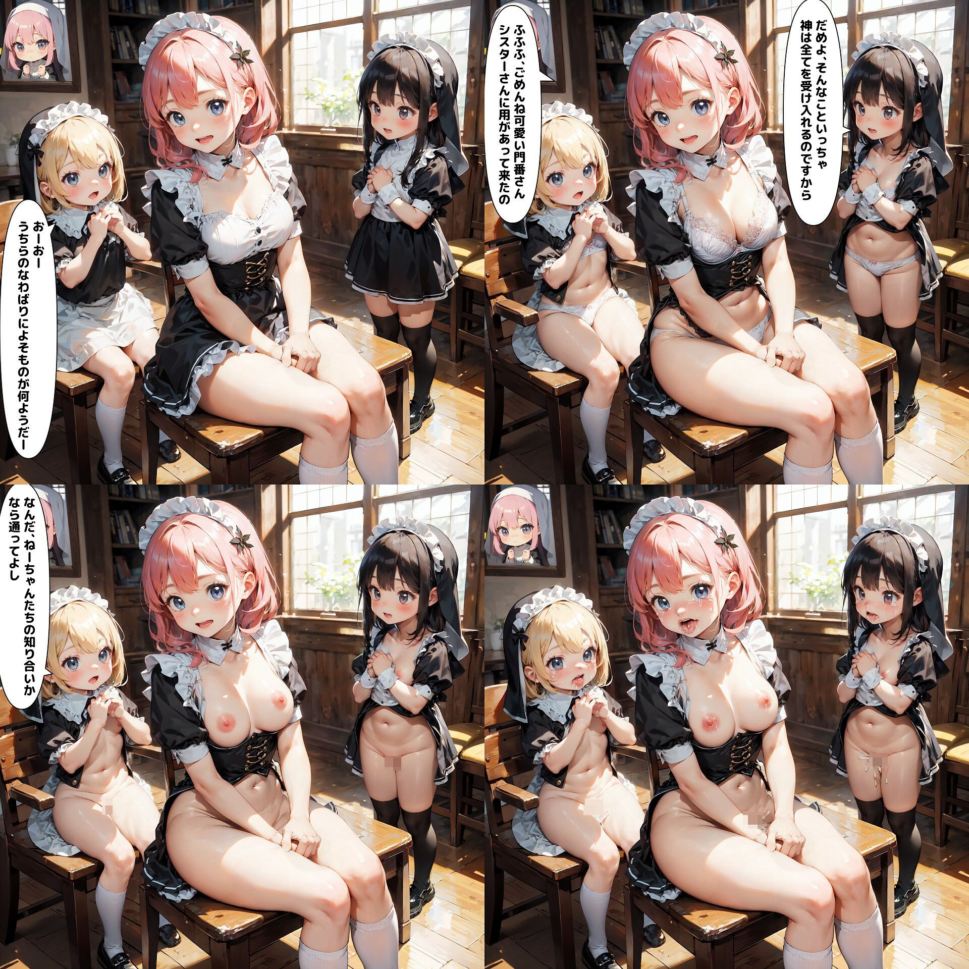 サンプル画像4:メイドさんが可愛いだけ下着裸絶頂差分(ぽーたる) [d_362966]