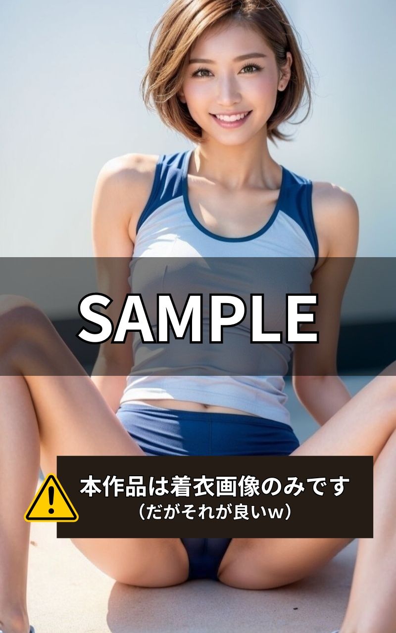 サンプル画像1:陸上女子マニアvol.1:陸上競技場で見つけた天使たち【AI生成・SSS級美女】(TAKUYA@AI BEAUTY CREATOR) [d_362969]