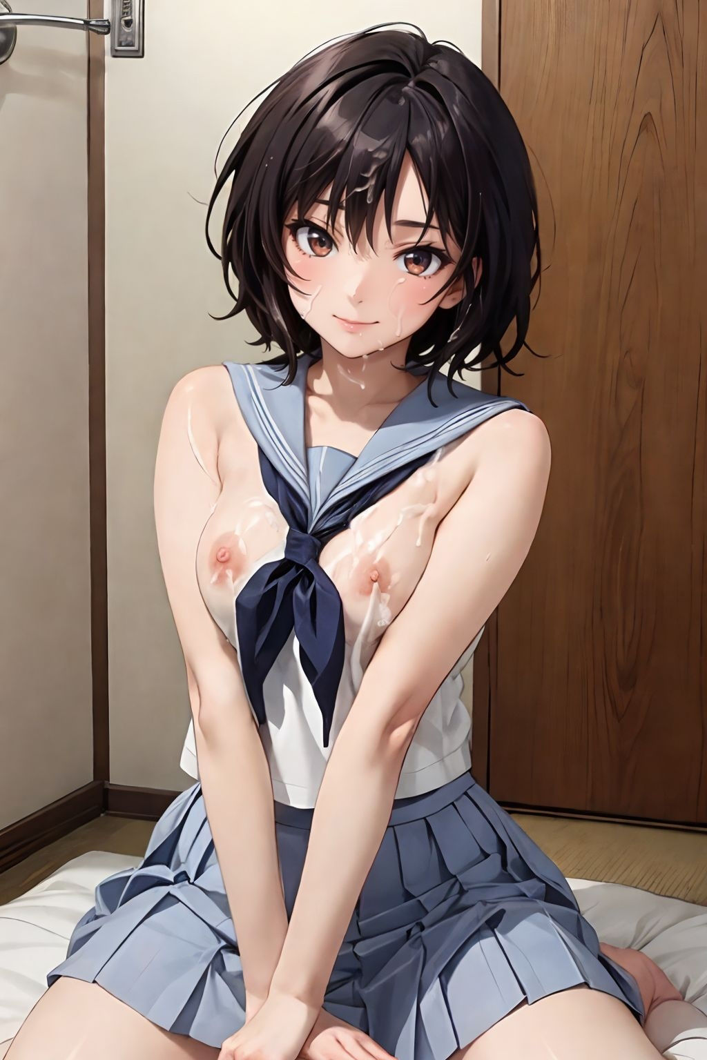 サンプル画像1:地味な私だけど性欲オバケ クラスの男子に激しいエッチを懇願(マンダラダラ) [d_362972]