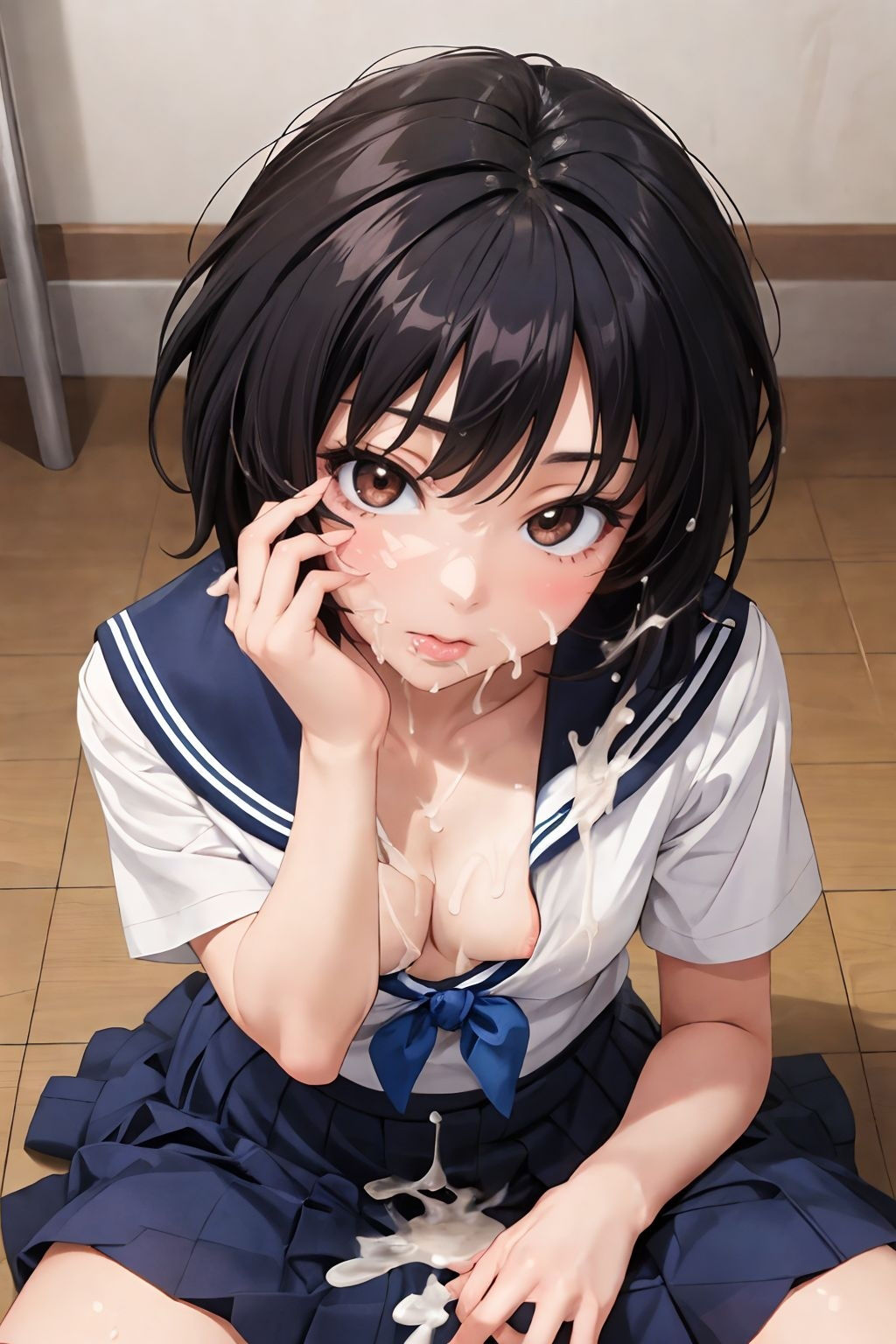 サンプル画像2:地味な私だけど性欲オバケ クラスの男子に激しいエッチを懇願(マンダラダラ) [d_362972]