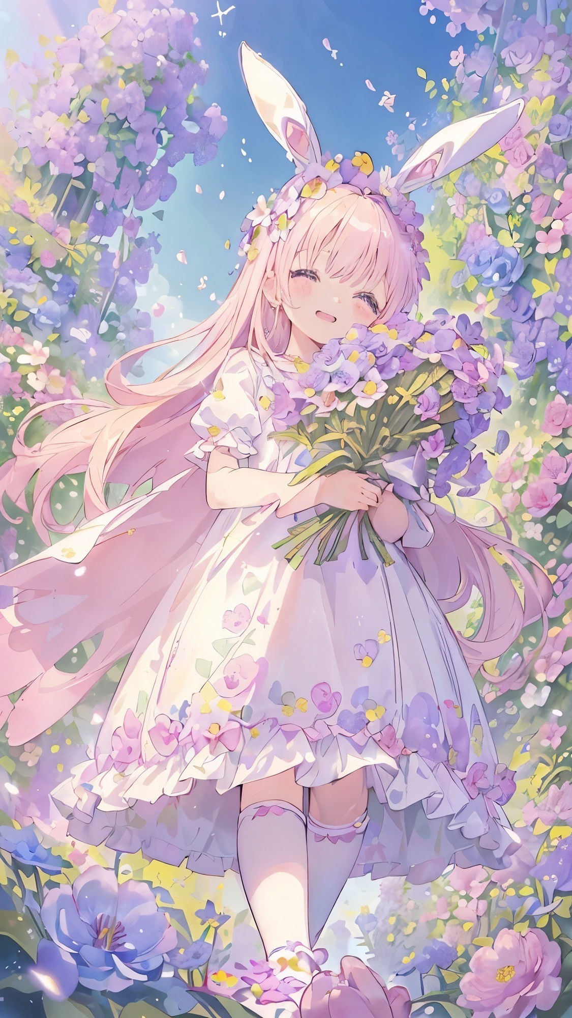 サンプル画像1:貧乳うさ耳女の子(ひだまり亭) [d_363002]