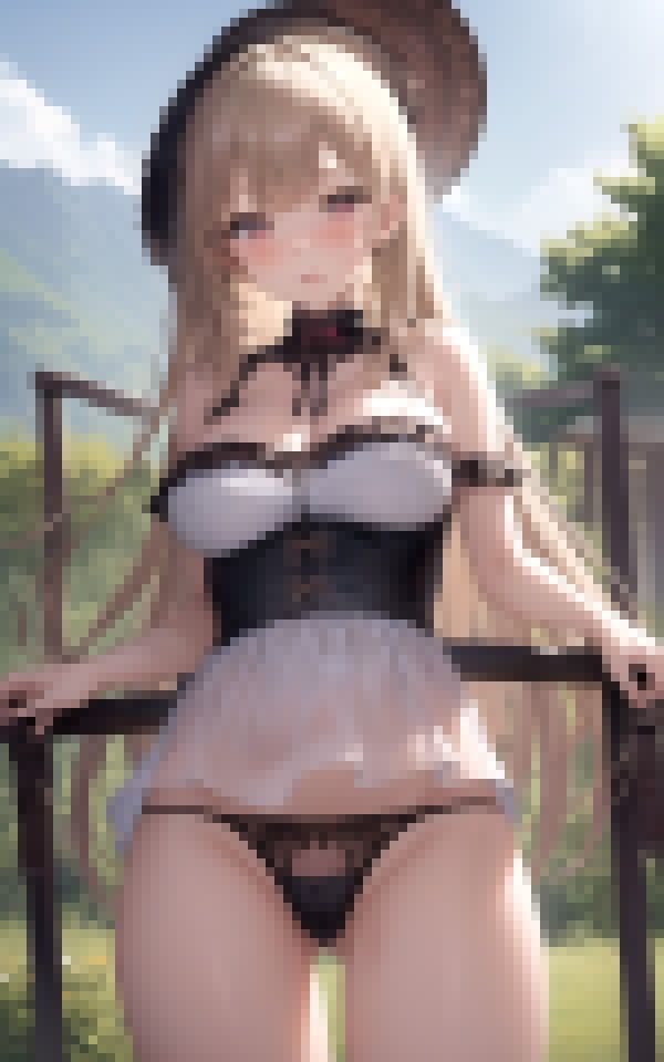 サンプル画像5:メイドコス美女(エロスのエコーズ) [d_363016]