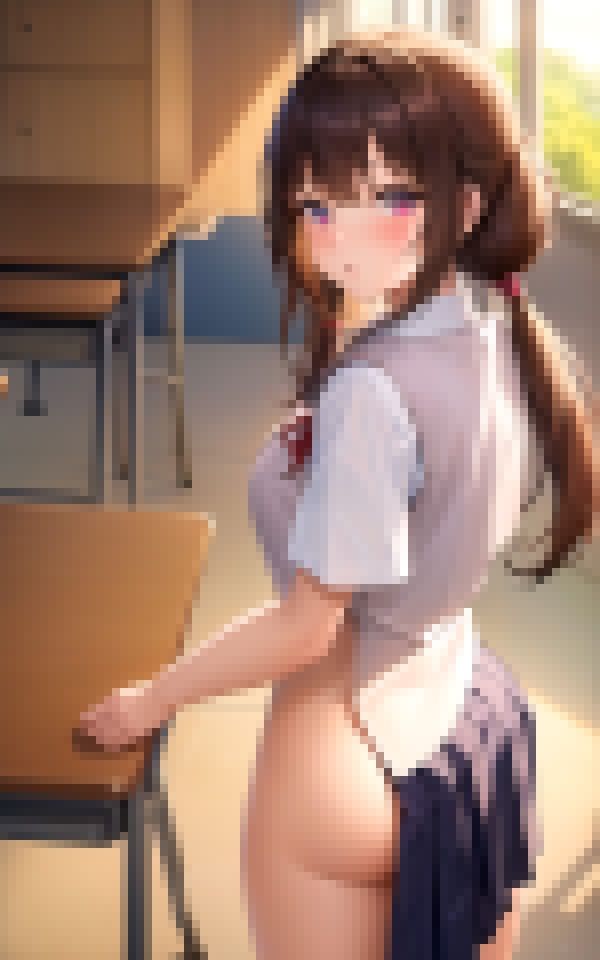 サンプル画像2:振り向きノーパンチラ(エロスのエコーズ) [d_363019]