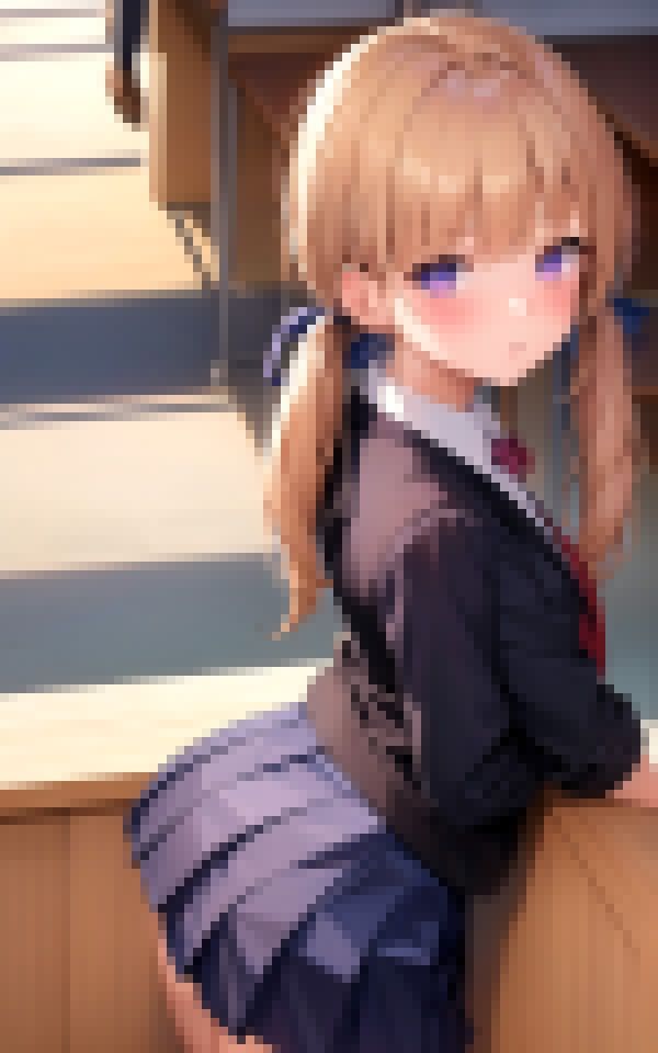 サンプル画像3:振り向きノーパンチラ(エロスのエコーズ) [d_363019]