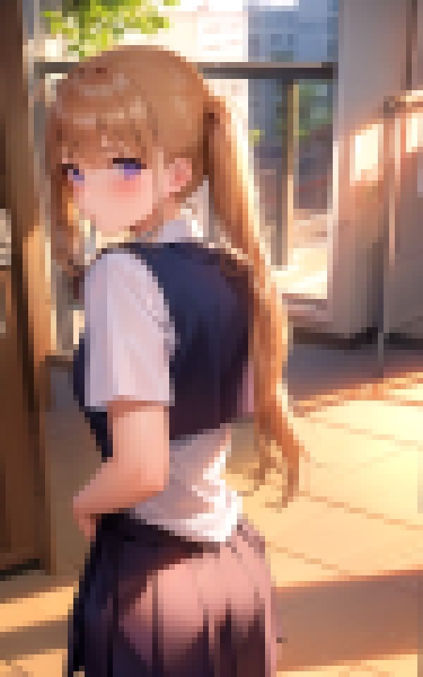 サンプル画像4:振り向きノーパンチラ(エロスのエコーズ) [d_363019]