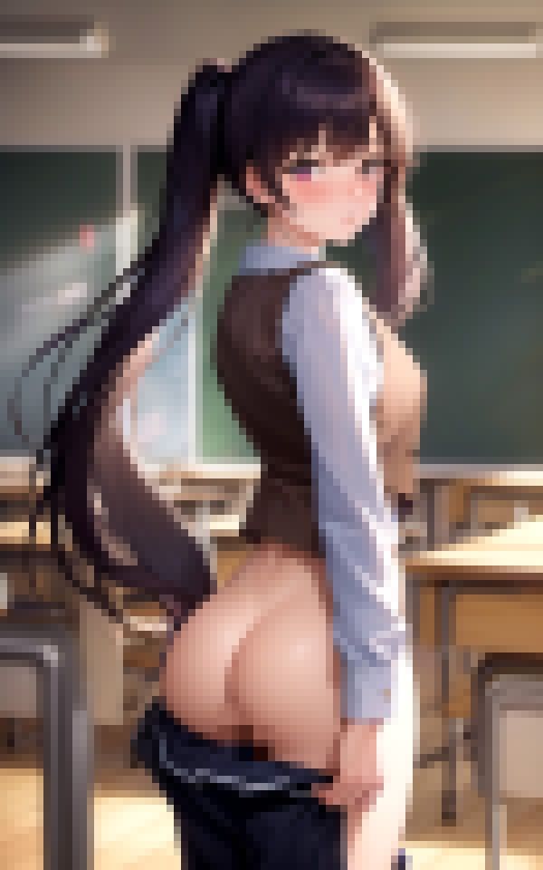 サンプル画像1:ノーパンチラ誘惑(淫乱の海) [d_363032]