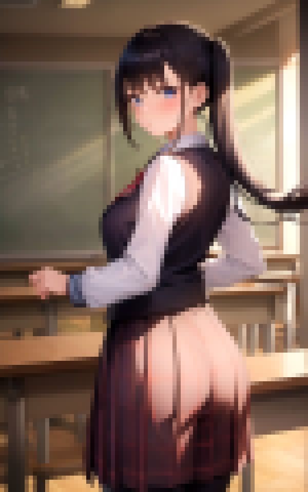 サンプル画像3:ノーパンチラ誘惑(淫乱の海) [d_363032]