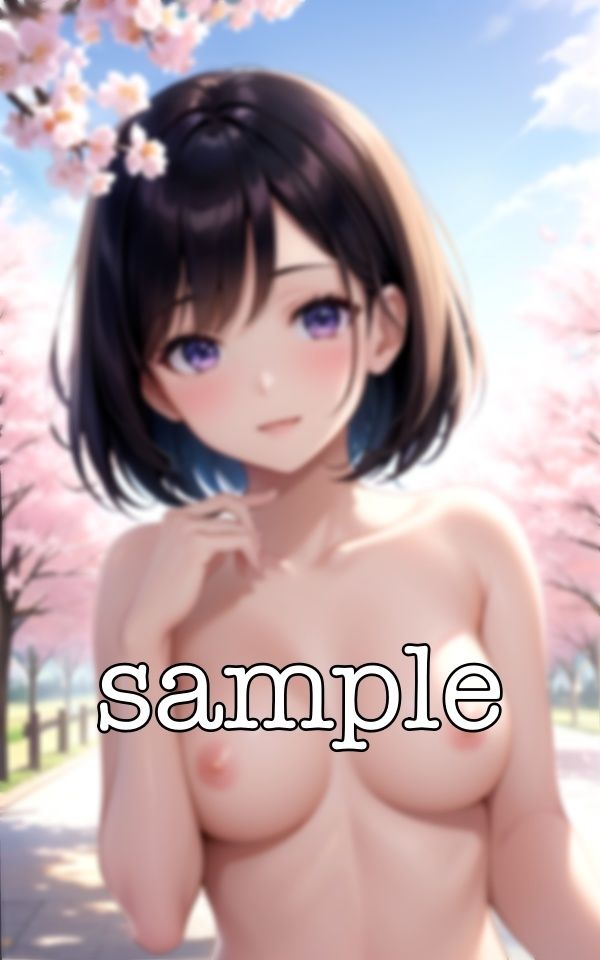 サンプル画像3:新卒巨乳〜ありえないエロさと巨乳でボインボイン〜桜の下でさくら色の乳首を露出(天真爛漫らぼ) [d_363059]