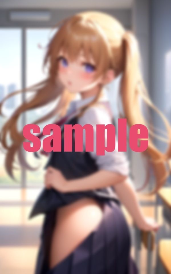 サンプル画像1:勉強できなくてもいいよ！お尻みせ学園(彊食自AI) [d_363066]