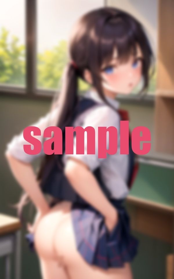 サンプル画像4:勉強できなくてもいいよ！お尻みせ学園(彊食自AI) [d_363066]