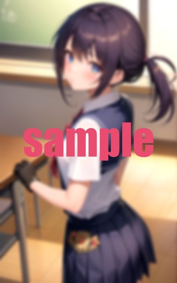 サンプル画像5:勉強できなくてもいいよ！お尻みせ学園(彊食自AI) [d_363066]