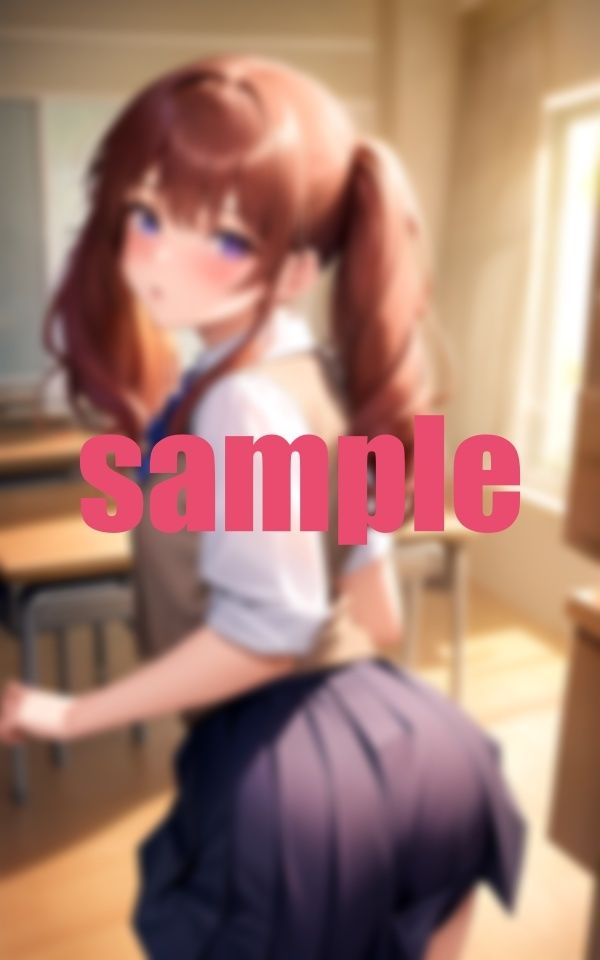 サンプル画像6:勉強できなくてもいいよ！お尻みせ学園(彊食自AI) [d_363066]