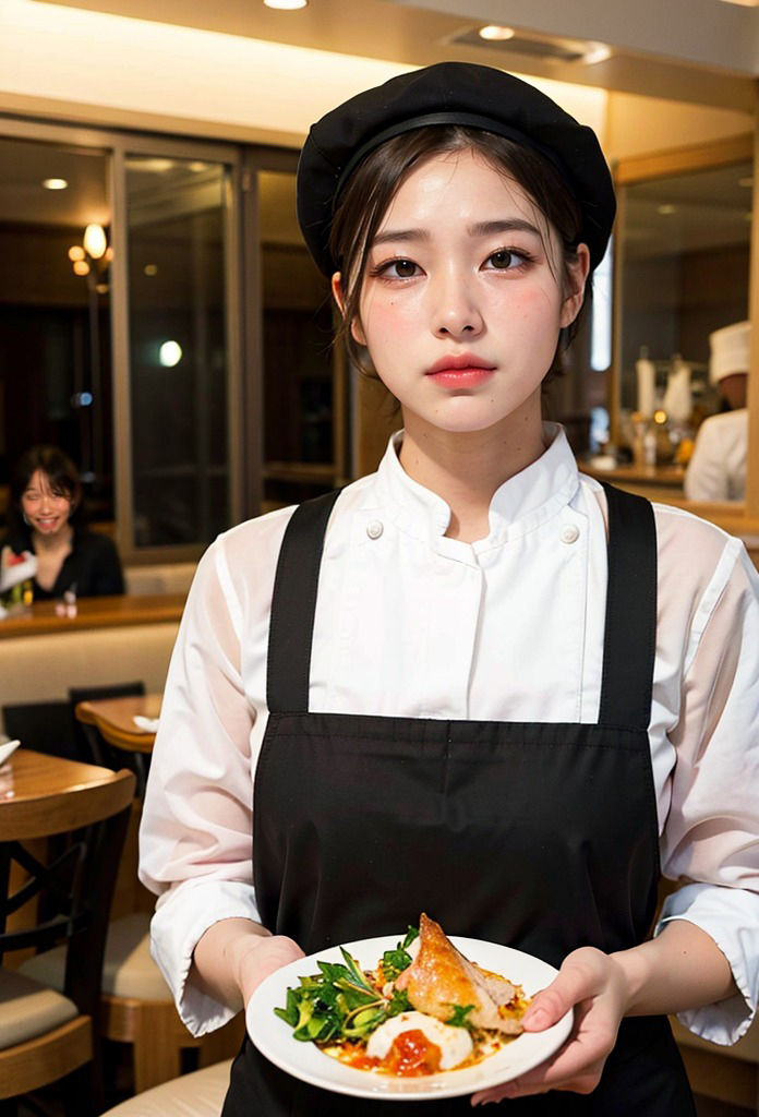 サンプル画像1:コスプレ天国〜ファミレス 編 vol.1(働く女性) [d_363078]