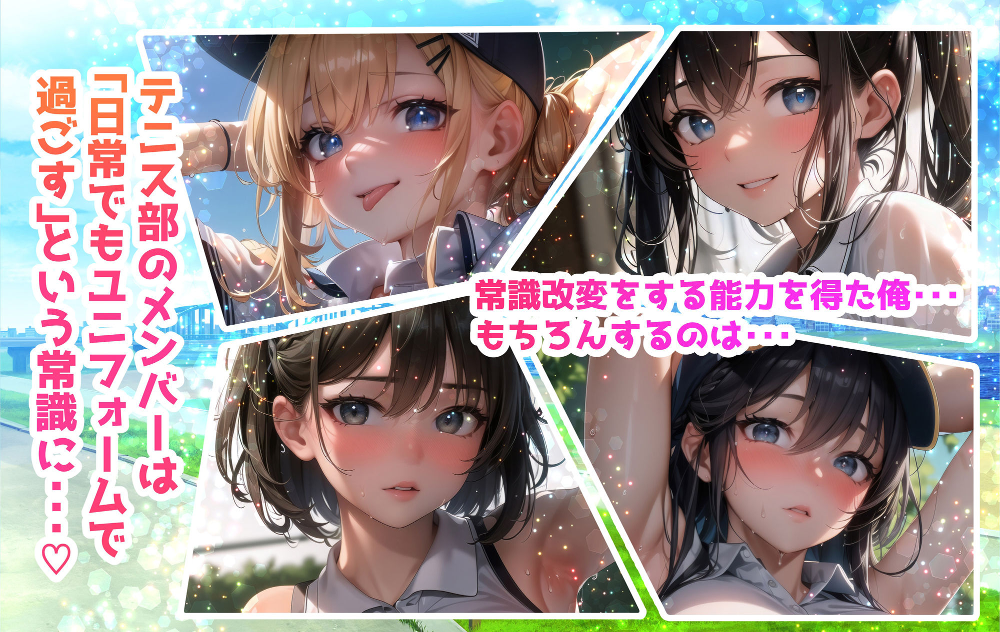 サンプル画像1:巨乳JK学園ハードコア 〜改変テニス部〜 【部活動編1】(むらた屋) [d_363096]