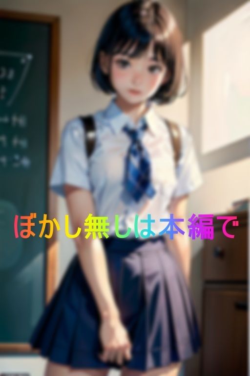 サンプル画像1:新任男性教師をマンチラ誘惑してからかう小悪魔痴女JK(中生スペシャル) [d_363171]