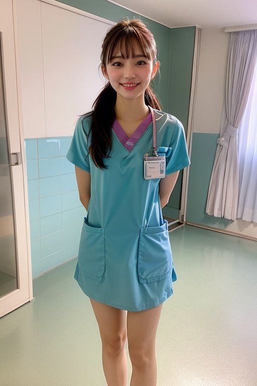 サンプル画像6:AIナチュラル美女 〜ナース〜(AIナチュラル美女) [d_363217]