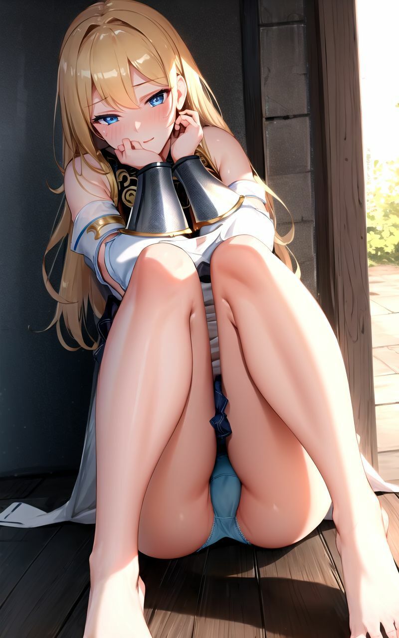 サンプル画像4:【超高画質グラビア写真集】陵●女騎士のしたぎ。ぬきの50枚〜3巻〜(ぬきぬきCG【AI】) [d_363248]