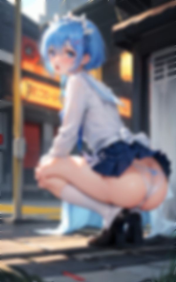 サンプル画像3:青髪少女×ピンク髪少女(進撃の腐女子) [d_363294]