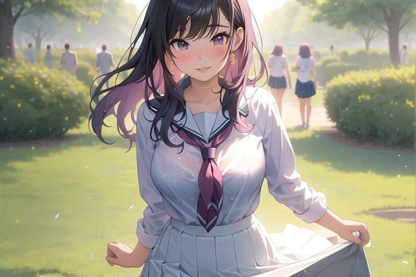 サンプル画像2:【日常の誘惑】 だって見たいんだもん！ いい匂いするんだもん！ ワンチャン土下座してお願いしてみた件 ＃4(日常の誘惑) [d_363364]