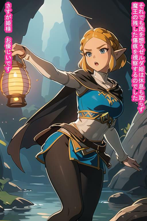 サンプル画像4:いいなりオナホゼ〇ダ姫(大海原) [d_363451]