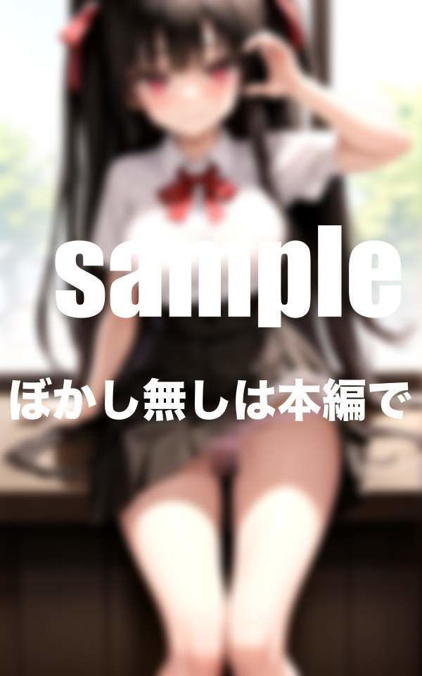 サンプル画像2:美少女特集 スカートたくし上げ スケスケデカ乳(ぷにっぷに) [d_363486]