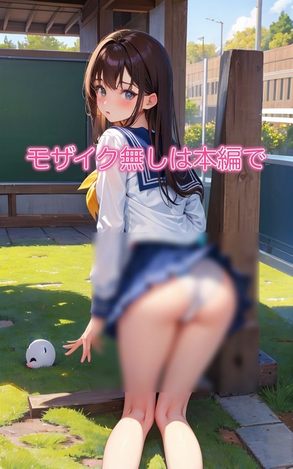 サンプル画像4:エッチなパンチラ 〜お尻見てもいいよ〜(ミルクキング3) [d_363536]