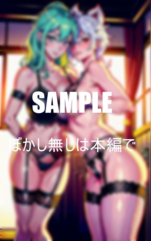 サンプル画像4:可愛過ぎるガーターベルト美女たち止められない下半身(Oサークル) [d_363610]