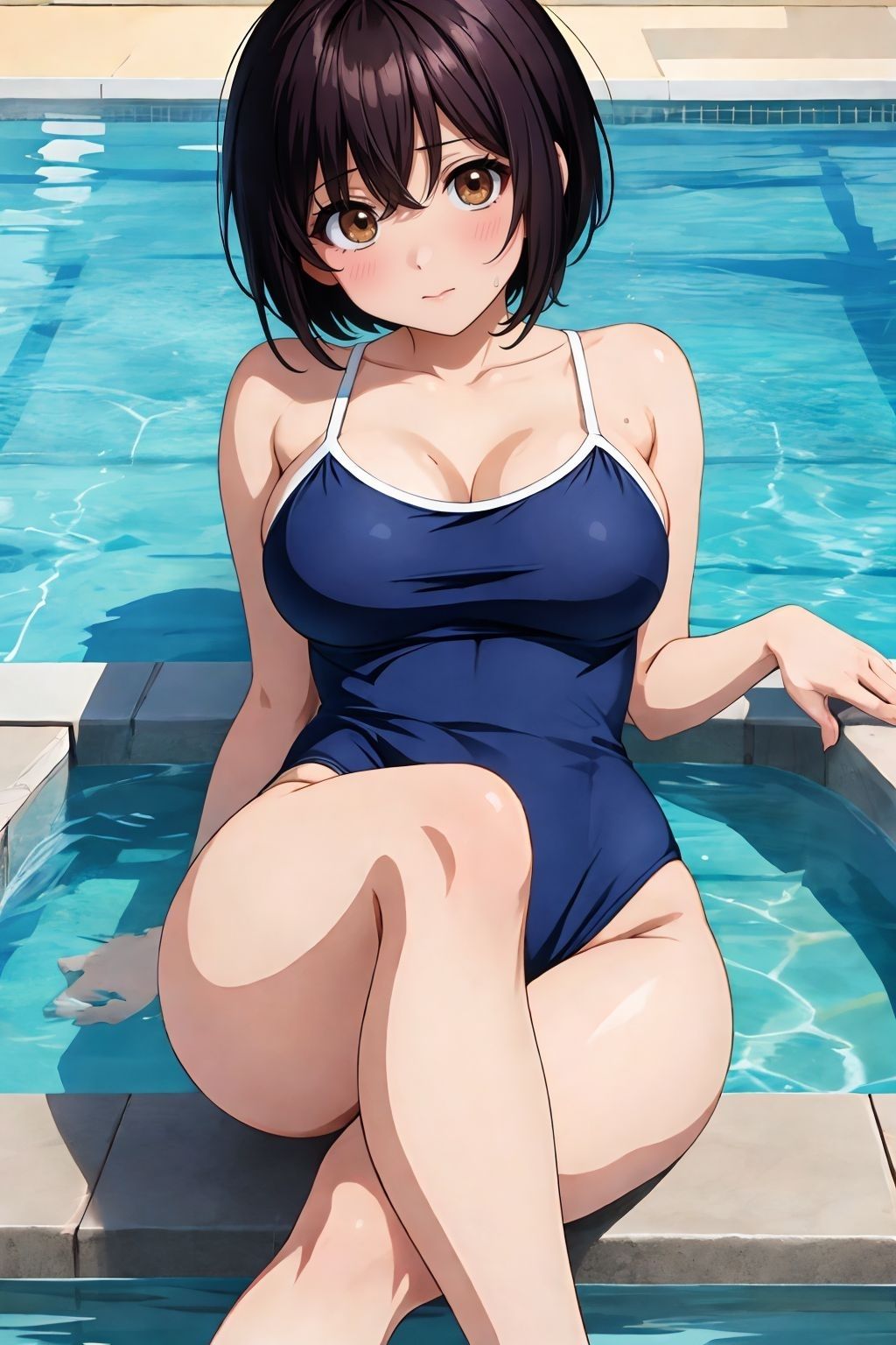 サンプル画像1:ぴちぴちむちむちのスク水に汁どぴゅどぴゅ(チルワン) [d_363662]