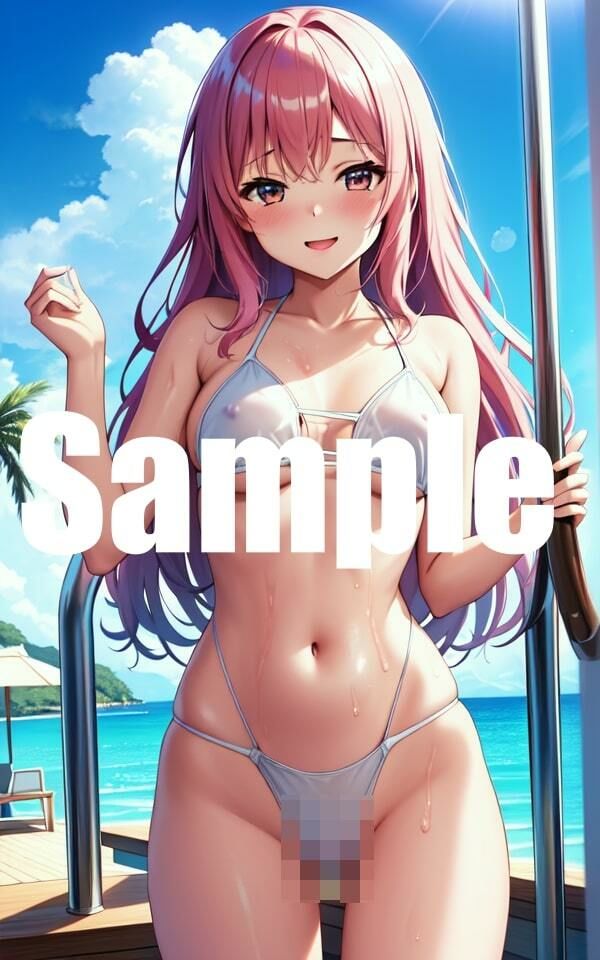 サンプル画像2:スケスケ水着美女(えろ漫画大百科) [d_363668]